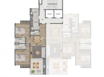 Planta · Apartamento de 2 quartos à venda no bairro São Mateus em Juiz de Fora/MG.