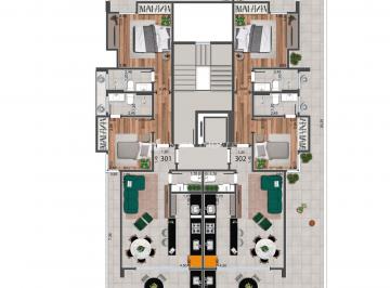 Pavimento tipo 3 · Apartamento de 2 quartos à venda no bairro Bom Pastor em Juiz de Fora/MG.