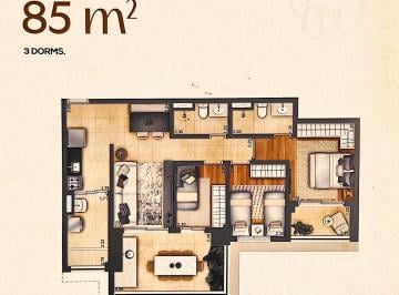 Apartamento de 3 quartos, São Paulo · Alive Lavvi