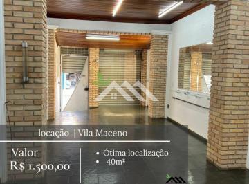 Comercial · 40m² · Salão Comercial para Locação ? Vila Maceno | R$ 1.500,00