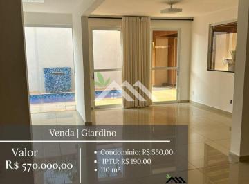Casa · 110m² · 3 Quartos · 2 Vagas · VENDE-SE CASA | GIARDINO 1| R$ 570.000,00