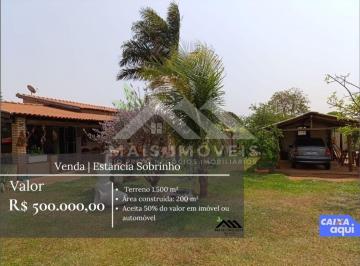 Rural · 200m² · 3 Quartos · VENDE-SE CHÁCARA | ESTÂNCIA SOBRINHO | R$ 450.000,00 |