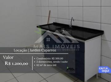 Apartamento · 62m² · 2 Quartos · Apartamento para Locação ? Jardim Caparroz | R$ 1.200,00