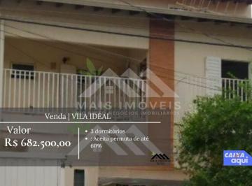 Casa · 235m² · 3 Quartos · 2 Vagas · VENDE-SE SOBRADO | VILA IDEAL | R$ 682.500,00