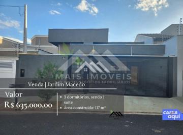 Casa · 117m² · 3 Quartos · 2 Vagas · Casa à Venda ? Jardim Macedo | R$ 635.000,00