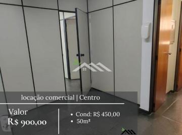Comercial · 50m² · 1 Vaga · ALUGA-SE SALA COMERCIAL | CENTRO | R$ 900,00