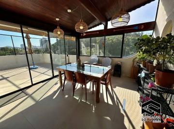 Apartamento · 182m² · 4 Quartos · 1 Vaga · AMPLA COBERTURA PENTHOUSE COM CHURRASQUEIRA E VISTA AO MAR!