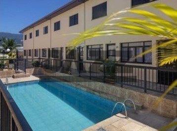 Casa · 83m² · 2 Quartos · 1 Vaga · Casa tipo sobrado a 100 metros da praia, 2 dormitórios, 83 m² - Centro, Bertioga/SP