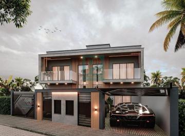 Casa · 175m² · 3 Quartos · 2 Vagas · Exclusivo! Sobrado Alto Padrão à 150m do Mar em Zimbros - Bombinhas-SC