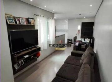 Sala · Cobertura com 2 dormitórios à venda, 114 m² por R$ 420.000,00 - Vila Palmares - Santo André/SP