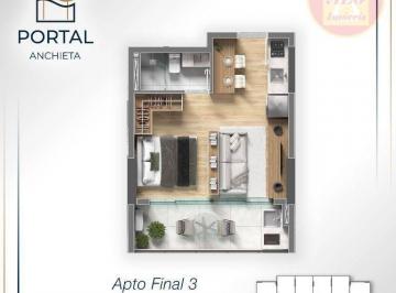 d39cef25105925afcf63ea289009b4dd7ddabb9e · Studio com 1 quarto à venda, 36 m² por R$ 355.008 - Centro - São Vicente/SP