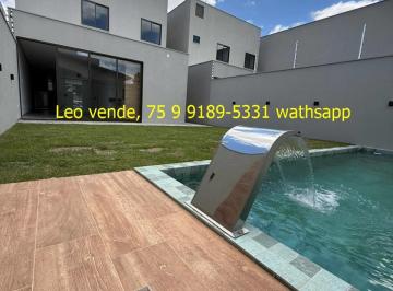 Casa de 4 quartos, Feira de Santana · Leo vende bairro Sim, 4 suítes, closet, piscina, goumert, alto padrão