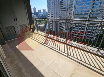 Varanda · Apartamento, 63m², 1 dorm, 1 suíte, 1 vaga. *Viva o Melhor de São Paulo no Geo Berrini*