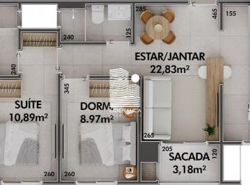 Apartamento · 57m² · 2 Quartos · Apartamento à venda - em Cacupé