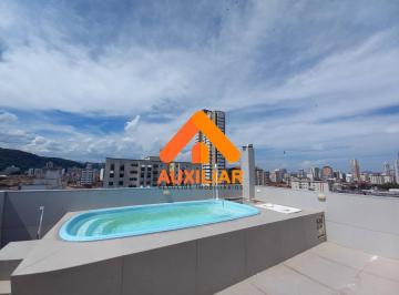 Apartamento · 191m² · 3 Quartos · 2 Vagas · Cobertura Triplex com Piscina, Churrasqueira e 2 Vagas de Garagem no Campo Grande, Santos-SP