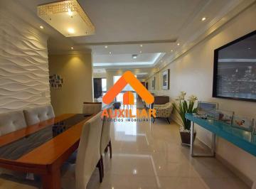 Apartamento · 91m² · 3 Quartos · 1 Vaga · Apartamento com varanda gourmet e vista para o mar em São Vicente – 2 dormitórios, lazer completo