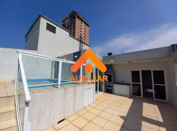 Apartamento · 255m² · 3 Quartos · 2 Vagas · Cobertura duplex à venda no Embaré em Santos – 3 dormitórios, piscina e 2 vagas!