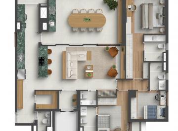 Apartamento de 3 quartos, São Paulo · Ed. Quarten Ibirapuera - 3 ou 4 dorm - Chaves Dezembro 2028