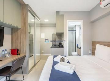 Apartamento · 20m² · 1 Quarto · 1 Vaga · Studio de 27m² com sacada, 1 vaga e mobiliado
