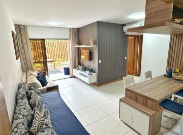 Apartamento · 86m² · 2 Quartos · 1 Vaga · Apartamento Garden Decorado no Recanto da Lagoa – Itacimirim | Pronto para Morar