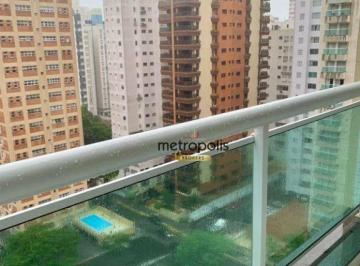 Varanda · Apartamento com 3 dormitórios à venda, 101 m² por R$ 950.000,00 - Barra Funda - Guarujá/SP