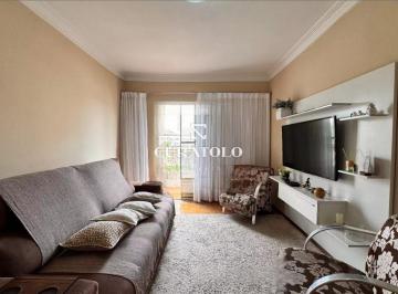 Apartamento · 120m² · 3 Quartos · 1 Vaga · Condomínio Alegre - Apartamento à venda com 120 m², 3 quartos, vaga, varanda, Barcelona, São Caetano