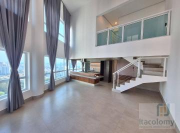 e5e1b8a220c3f6fb91bf0313310124d1f6b7ce13 · Apartamento Duplex para alugar, 124 m² por R$ 14.719/mês - Edifício One Gramercy - Alphaville -Barue