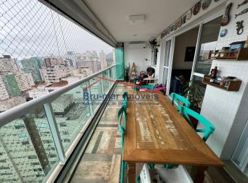Apartamento · 136m² · 3 Quartos · 2 Vagas · Apto 3 dormitórios (suítes), Pompéia, andar alto, lazer, vista mar, 2 vagas