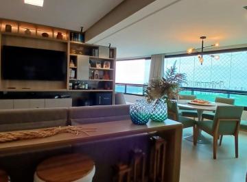 Apartamento de 3 quartos, Salvador · Deslumbrante Ap.COND.MANHATTAN ED SOHO 3/4 suíte 113m² a.alto V.Mar 2vgs