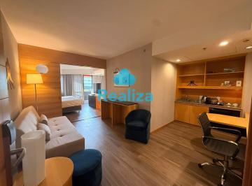 Apartamento · 51m² · 1 Quarto · FLAT COM VARANDA À VENDA SHTN TRECHO 1 BL B GOLDEN TULIP BRASILIA ALVORADA POENT