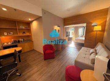 Apartamento · 51m² · 1 Quarto · FLAT À VENDA GOLDEN TULIP BRASÍLIA ALVORADA VARANDA POENTE E POOL HOTELEIRO SHTN