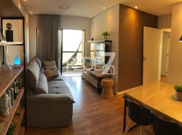 Apartamento · 68m² · 2 Quartos · 1 Vaga · Apartamento venda em Campinas, Mansões Santo Antônio: 2 dorm,, 1 suíte, sala, 2 banheiros, garagem e