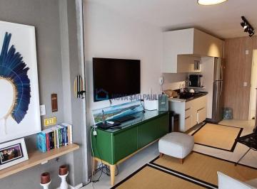 Apartamento · 44m² · 1 Quarto · 1 Vaga · Apartamento novo decorado e mobiliado no Paraíso perto do Ginásio do Ibirapuera!