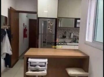 Sala · Cobertura com 2 dormitórios à venda, 80 m² por R$ 480.000,00 - Vila Scarpelli - Santo André/SP