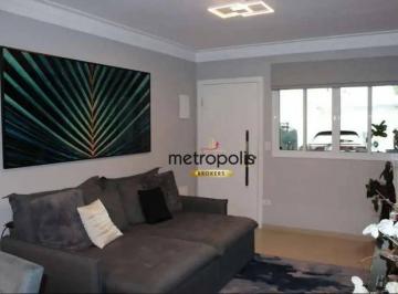 Sala  · Sobrado com 2 dormitórios à venda, 120 m² por R$ 670.000,00 - Vila Scarpelli - Santo André/SP