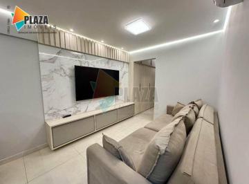 Apartamento · 58m² · 1 Quarto · 1 Vaga · Apartamento semimobiliado, com 1 quarto, disponível para alugar, no Canto do Forte, Praia Grande/SP.