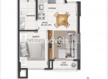 Apartamento de 1 quarto, Samambaia · APARTAMENTO 01 QUARTO
