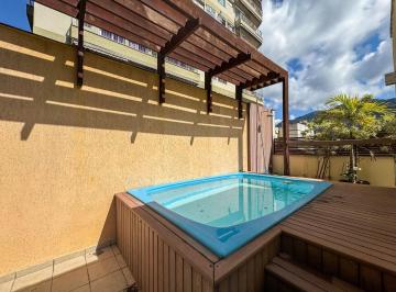 Apartamento · 180m² · 3 Quartos · 1 Vaga · Cobertura para vender na Lagoa, 180m2, 1 vaga, Piscina e Área Gourmet