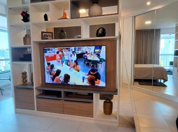 Apartamento de 1 quarto, Salvador · Espetacular AP. MUNDO PLAZA 1/4sala 45m² nascente Porteira Fechada 1vg decorado
