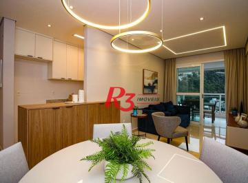 d36a207b8712016362780489e7f62c98038cdd4c · Apartamento à venda, 76 m² por R$ 1.176.200,00 - José Menino - Santos/SP