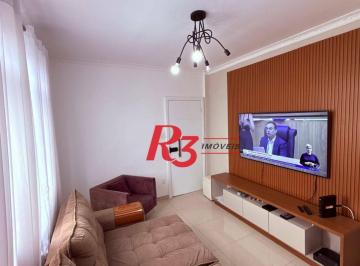 5225e05303552b47889e890f212f944ea95a3949 · Apartamento com 2 dormitórios à venda, 67 m² por R$ 380.000,00 - Macuco - Santos/SP
