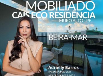 Apartamento de 3 quartos, Ipojuca · Cais Eco Residência | apartamento com 1 quarto à beira-mar todo mobiliado 