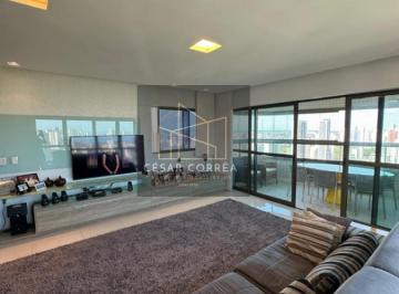 Apartamento de 4 quartos, Recife · Apartamento Moura Dubeux, 1 por andar, 240m2, 4 suítes + dependência completa, a venda na Torre