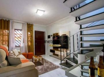 Sala · Sobrado com 2 dormitórios à venda, 123 m² por R$ 700.000,00 - Vila Bastos - Santo André/SP