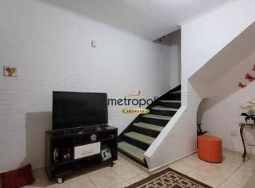 Sala · Sobrado com 2 dormitórios à venda, 131 m² por R$ 680.000,00 - Vila Bastos - Santo André/SP