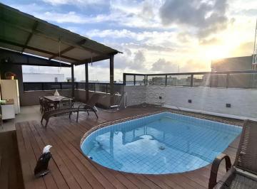 Apartamento · 353m² · 3 Quartos · 5 Vagas · Cobertura Duplex com Piscina e Área Gourmet à Venda Na Ponta Verde