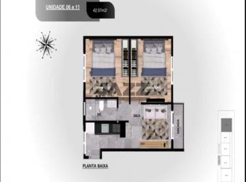 Casa · 43m² · 2 Quartos · 1 Vaga · Casa 2 dormitórios localizada no  Condomónio Village Porto II em Caraguatatuba