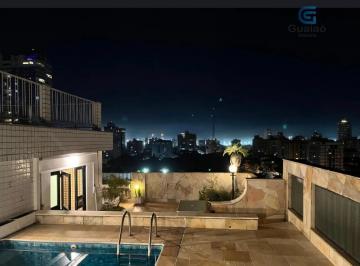 Apartamento · 361m² · 4 Quartos · 2 Vagas · Vendo Ampla Cobertura, 04 dormitórios e 2 vagas, na Ponta da Praia em Santos.