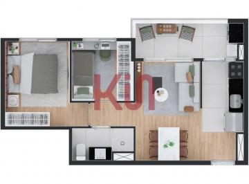 Foto 01 · Apartamento à venda no Paraíso, São Paulo-SP: 2 quartos, 1 banheiro, 44m². Aproveite essa oportunida