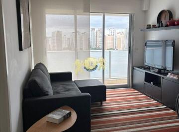 Apartamento · 51m² · 1 Quarto · 1 Vaga · Flat com 1 dormitório para alugar no Brooklin - SP